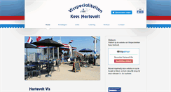 Desktop Screenshot of harteveltvis.nl